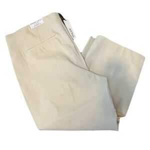 NWT Chico’s Straight-Leg Pants Cream XL